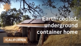 Earth-cooled, shipping container underground CA home for 30K