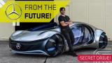 DRIVING the Future Mercedes with NO Steering Wheel!!