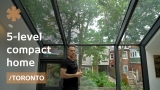 Alleyway home in Toronto makes room splitting into 5 levels