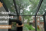 Alleyway home in Toronto makes room splitting into 5 levels