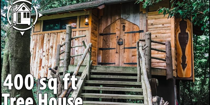 Magical Adult-Sized Tree House That Looks Like a Hobbit Hole