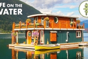 Spectacular FLOATING HOME is Self-Built & Off-Grid